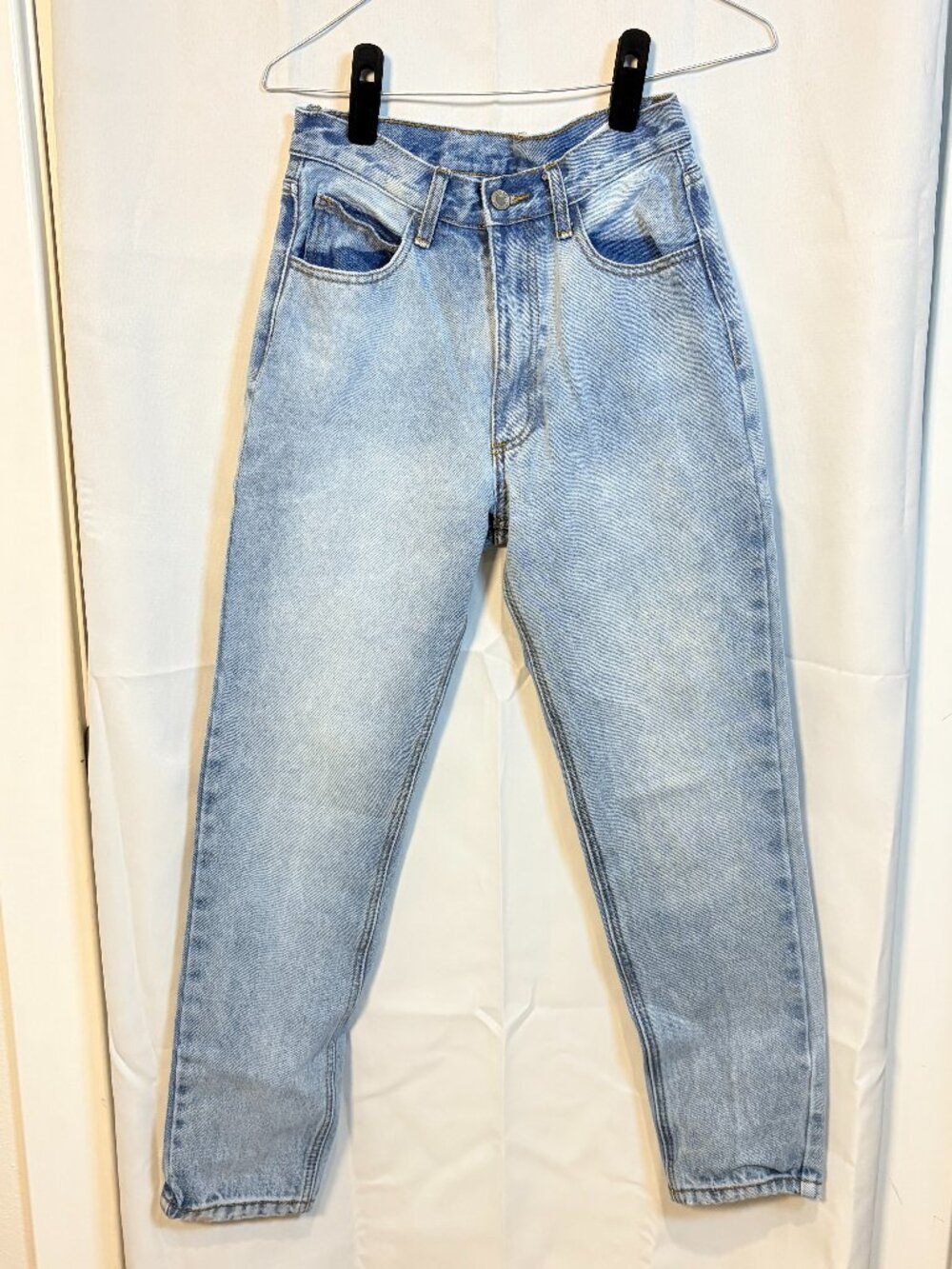 John Galt Brandy Melville High Rise Mom Jeans Light Wash M